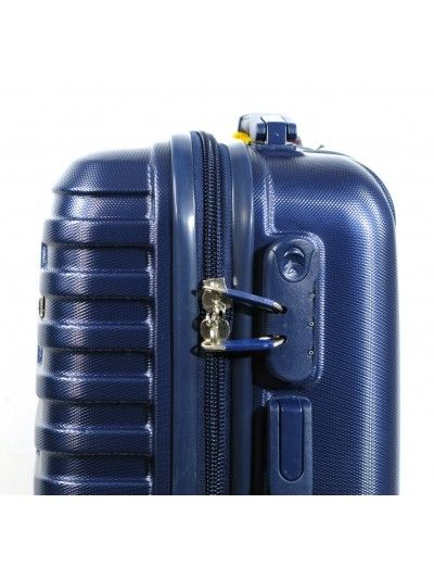 Mała walizka ABS ORMI granatowa kabinowa